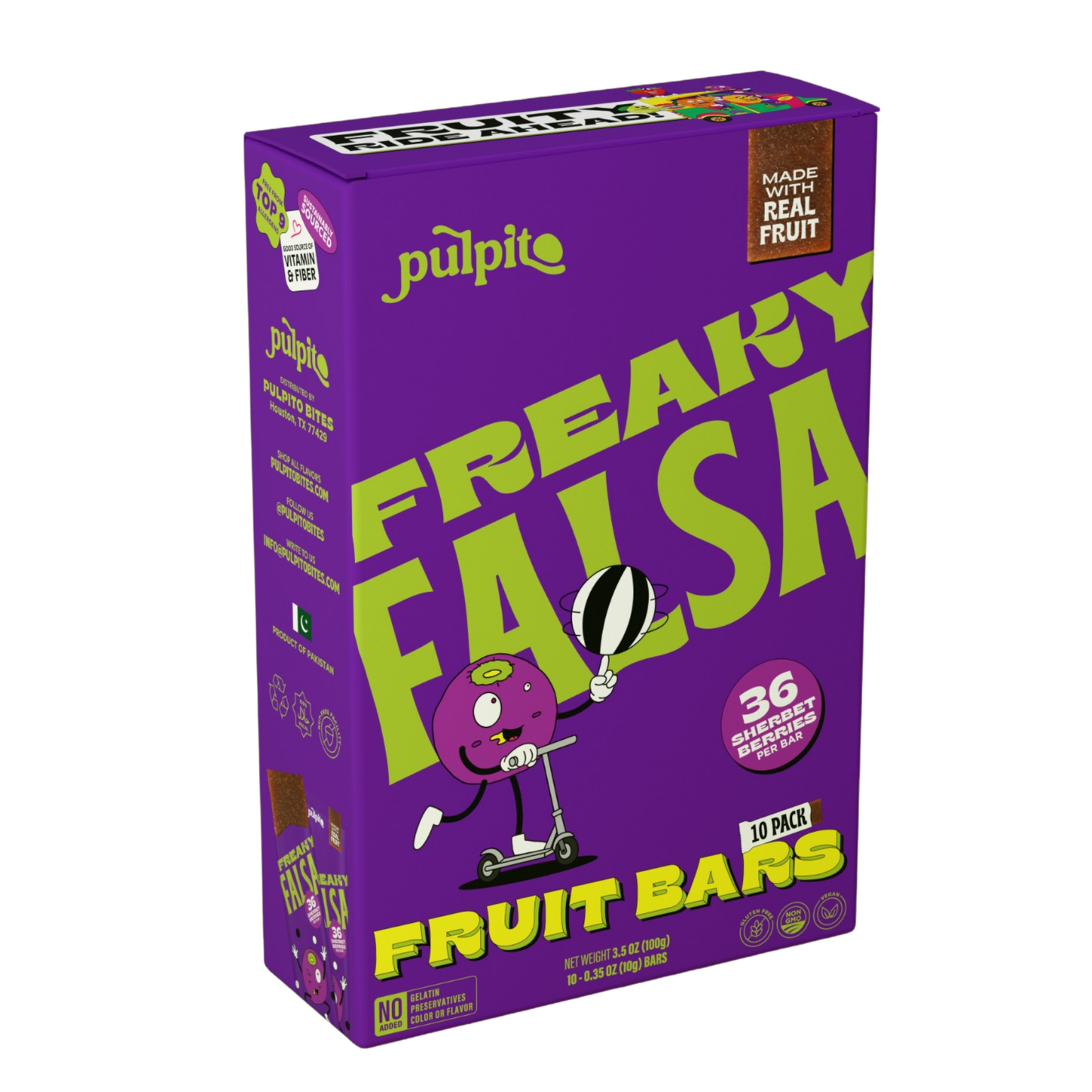 Freaky Falsa Fruit Bars