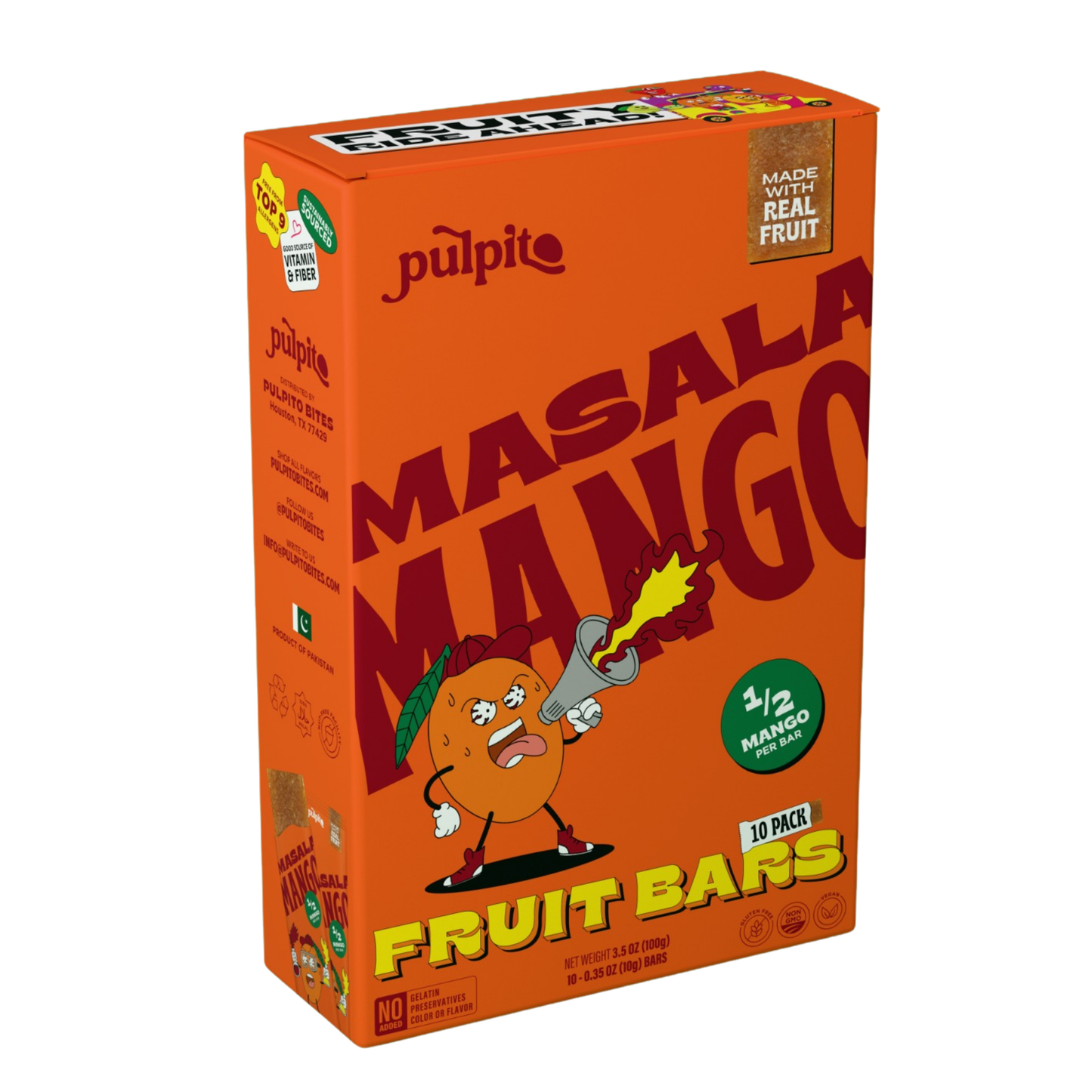 Masala Mango Fruit Bars
