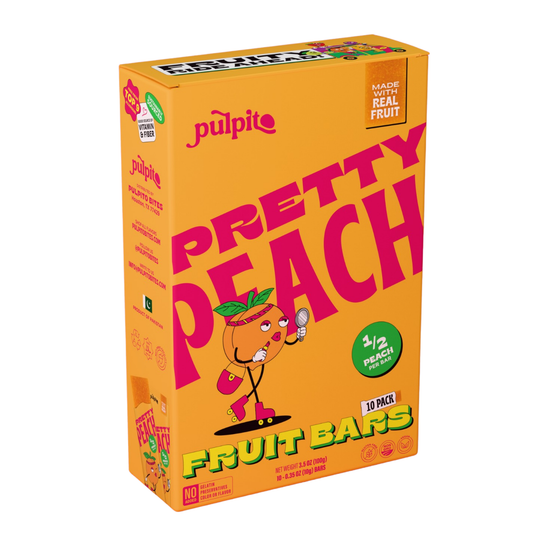 Pretty Peach Fruit Bars