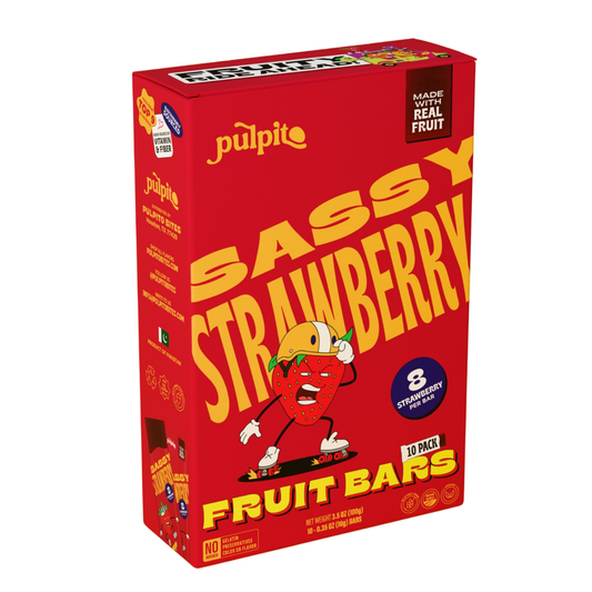 Sassy Strawberry Fruit Bars